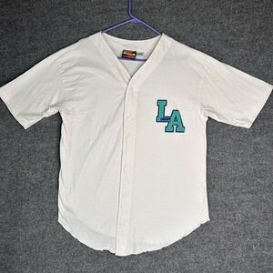 Vintage 90's‎ Unstopabble LA Gear Shirt Baseball Jersey Size Large Button Up